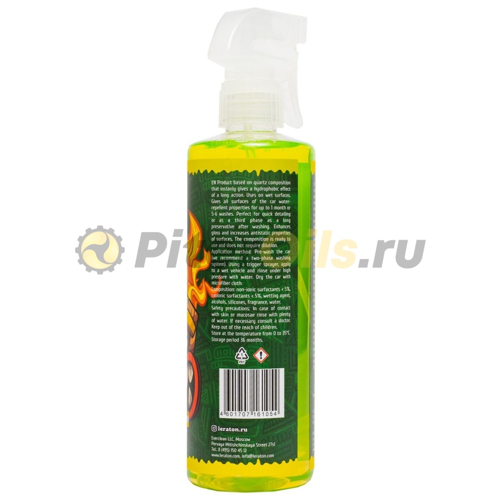 LERATON S6 Mint Limited Edition Кварцевый состав для быстрого блеска и гидрофоба (473мл) PS-013.423