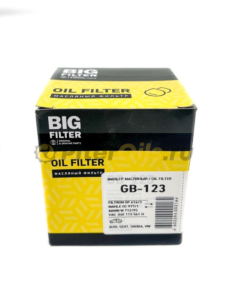 Фильтр масляный BIG FILTER GB123 (W712/95)