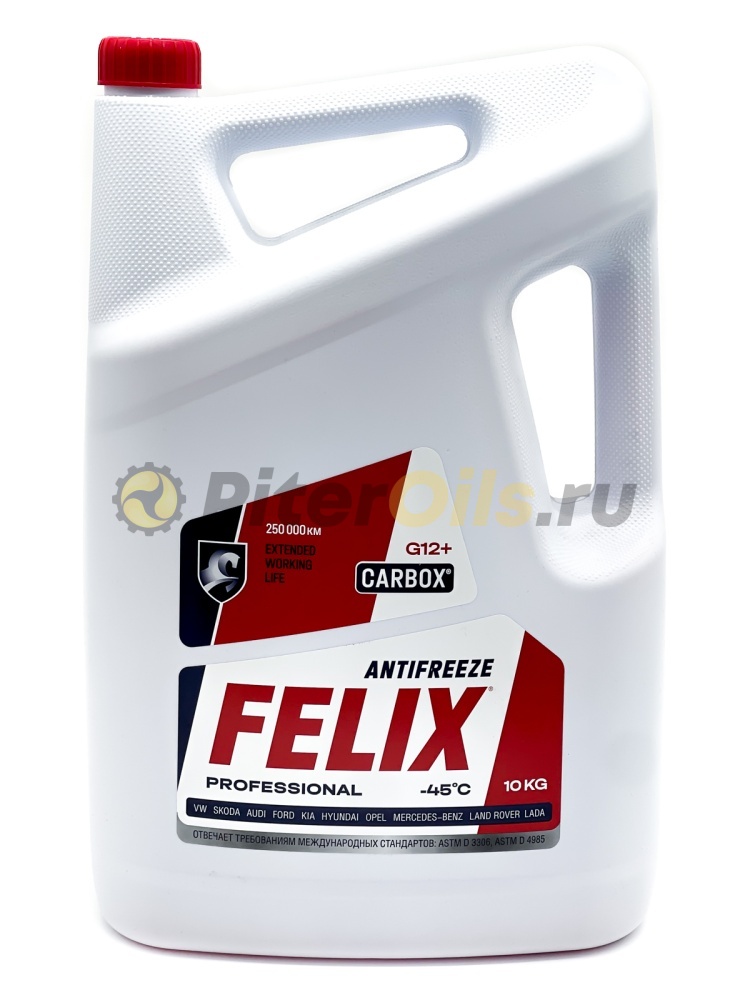 Антифриз FELIX CARBOX -40 красный (10кг) 430206020 