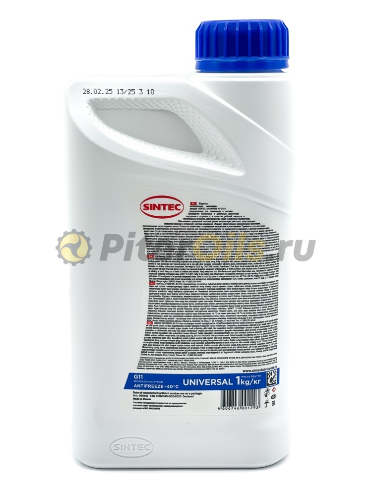Антифриз Sintec Universal G11 синий  (1кг) 990551