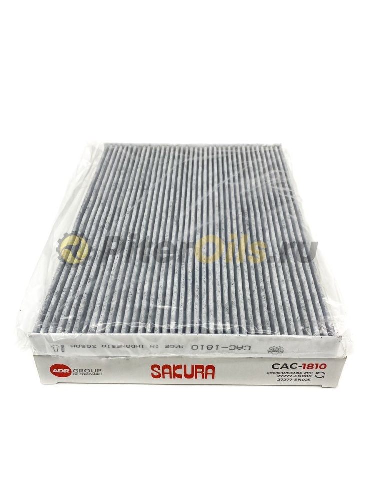 Sakura Фильтр салонный угольный CAC1810 (CUK1936, FP1936, CU1936)