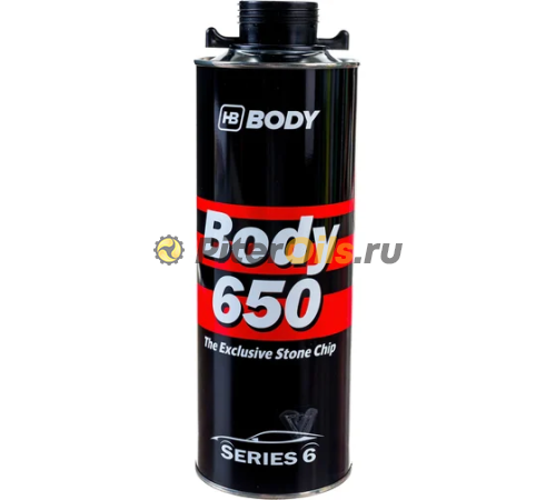 HB BODY PROLINE 650 Антигравий черный под пистолет (1кг) 6509200001