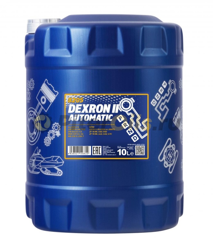 Mannol ATF Dexron II (10 л) MN820510 масло трансмиссионное