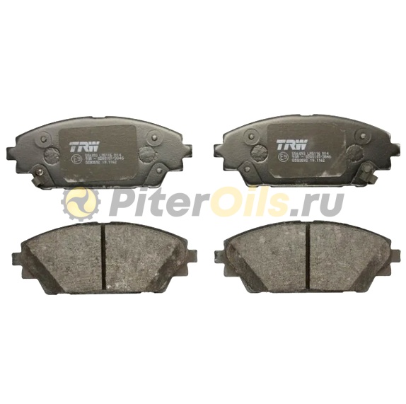 Дисковые тормозные колодки передние TRW GDB3592 для Mazda Axela, Mazda CX-3 (4 шт.)