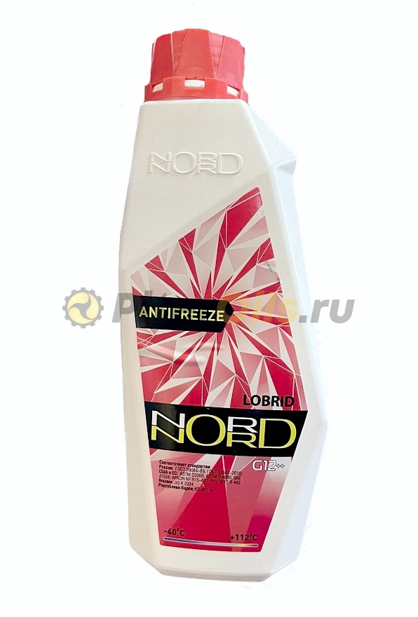 Антифриз NORD High Quality Antifreeze готовый -40C красный (1кг) NR20225