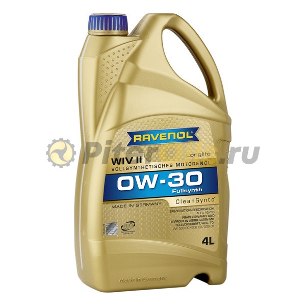 RAVENOL моторное масло WIV II SAE 0W-30 (4л) 4014835718494