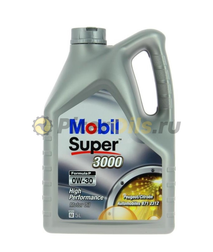 Mobil Super 3000 Formula P 0W30 (5л) 153779