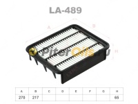 Фильтр воздушный LYNX LA489 (AP144/7, A1532, A59080)
