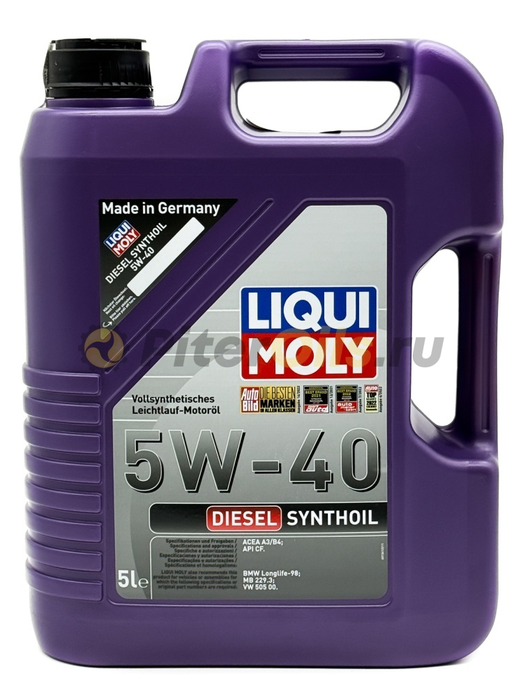 LIQUI MOLY Synthoil Diesel 5w40 (5л) 1927