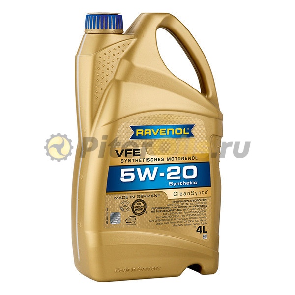 RAVENOL моторное масло VFE SAE 5W-20 (4л) 4014835853638