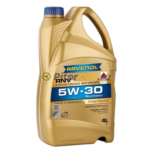 RAVENOL моторное масло RNV SAE 5W-30 (4л) 4014835864764