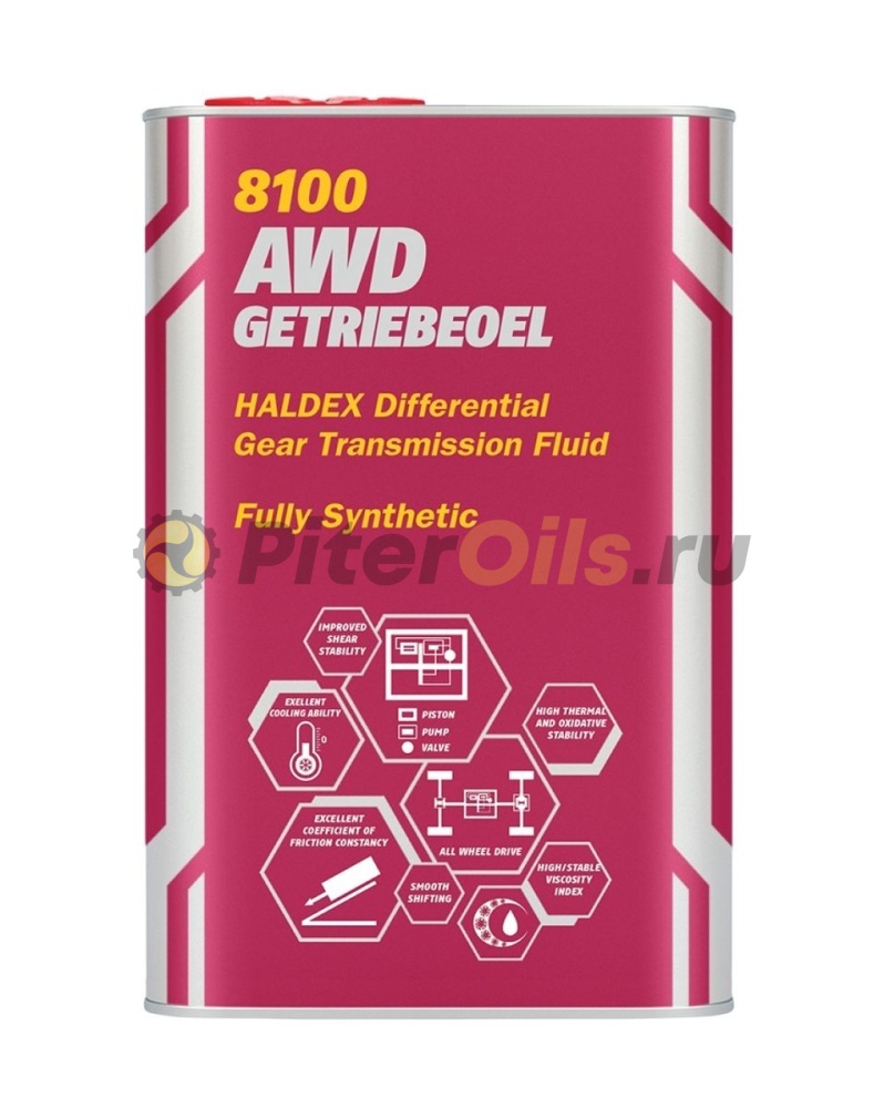 Mannol AWD Getriebeoel 0,85л для муфт HALDEX 8100