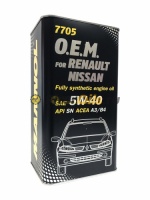 Mannol O.E.M. for Renault Nissan 5W-40 4л 4040