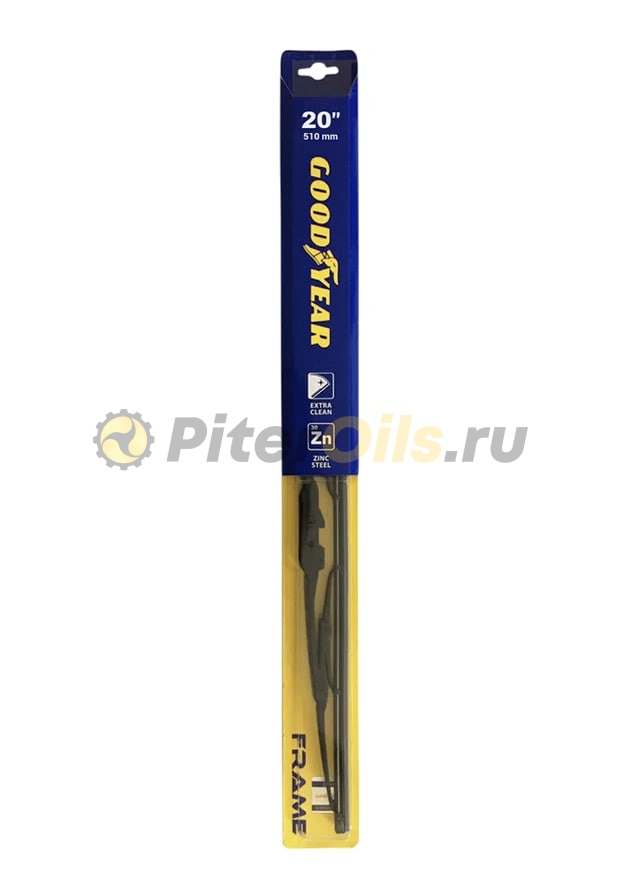 Goodyear FRAME 20"/51 cm Каркасная щетка стеклоочистителя всесезонная, 3 переходника GY000320