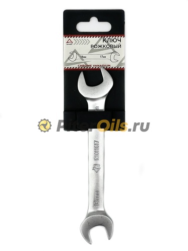 ARNEZI Ключ рожковый 16х17мм сталь CrV R1011617