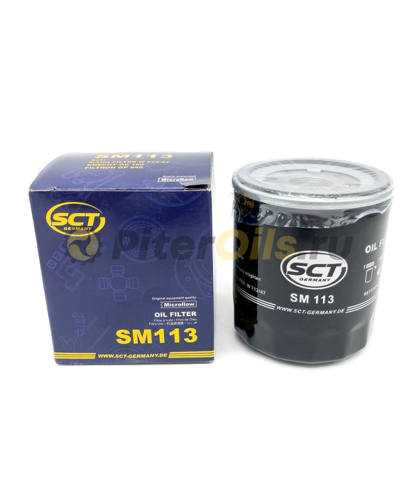 Фильтр масляный SCT SM113 (W712/47 , OC100)
