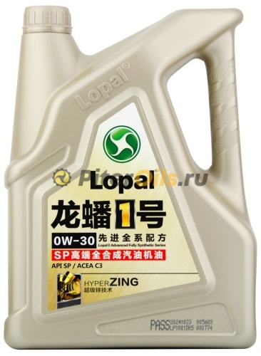 Lopal 1 Advanced Fully Synthetic Series SP 0W-30 4л. LPL36608