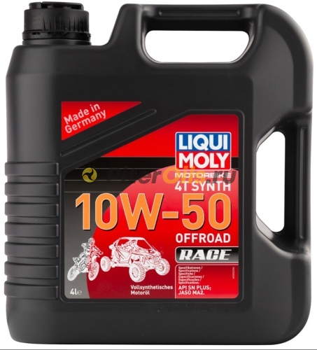 LIQUI MOLY Motorbike 4T Synth Offroad Race 10W-50 SN MA2 (4л) 3052