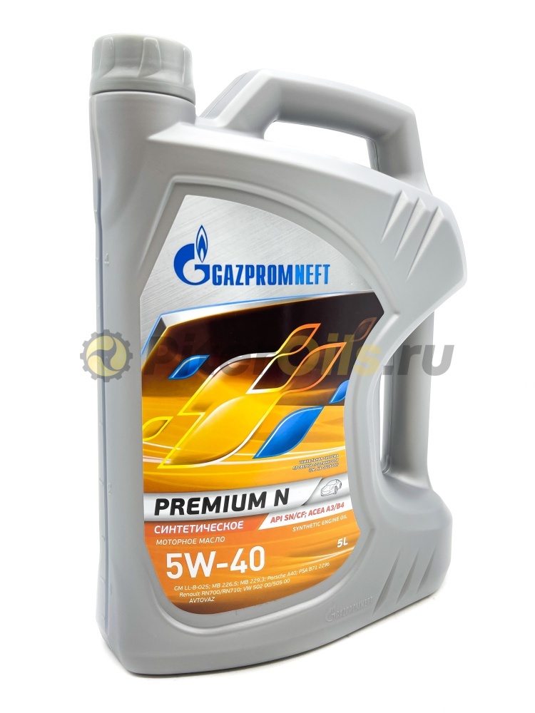 Газпромнефть Premium N 5W40 SN/CF 5л 2389907002
