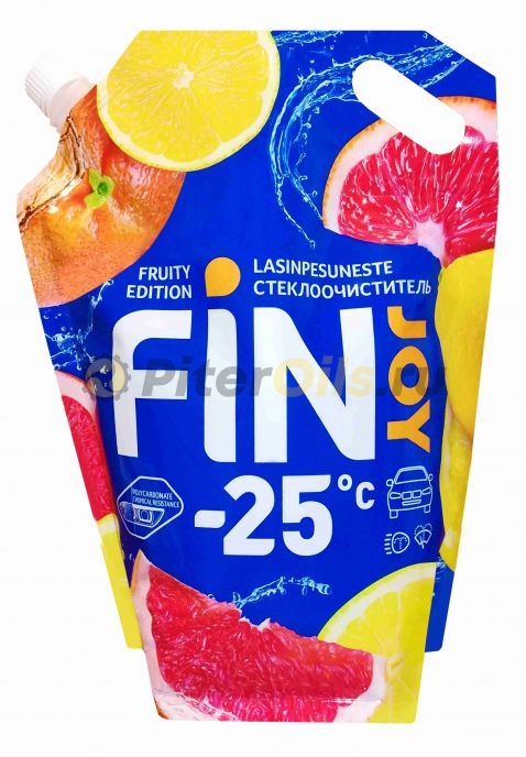 Автоочиститель стекол " FIN JOY FRUITY - 25С Citrus 3л. (дойпак) 