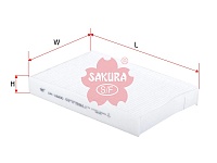 Sakura Фильтр салонный CA18200 (CU1629. SA1322. GB-9969)