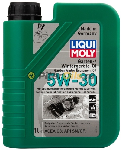 LIQUI MOLY всесезонное моторное масло для садовой техники Garten-Wintergerate-Oil 5W-30 1л 1279
