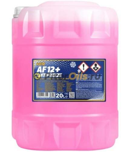 Mannol Antifeeze AF12+ Red -40 Longlife (20л) 2055
