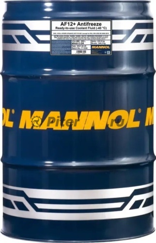 Mannol Antifeeze AF12+ Red -40 Longlife (208л) 2056