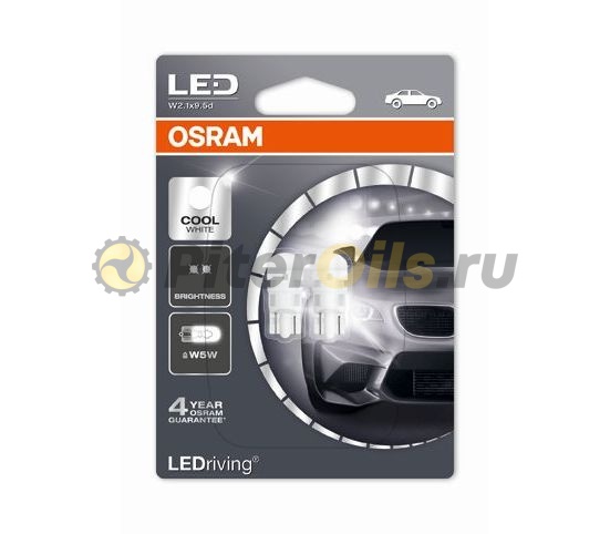 Osram 2825DWP-02B COOL WHITE W5W 12V 1W 2 шт