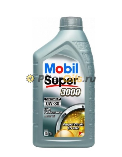 Mobil Super 3000 Formula P 0W30 (1л) 152170