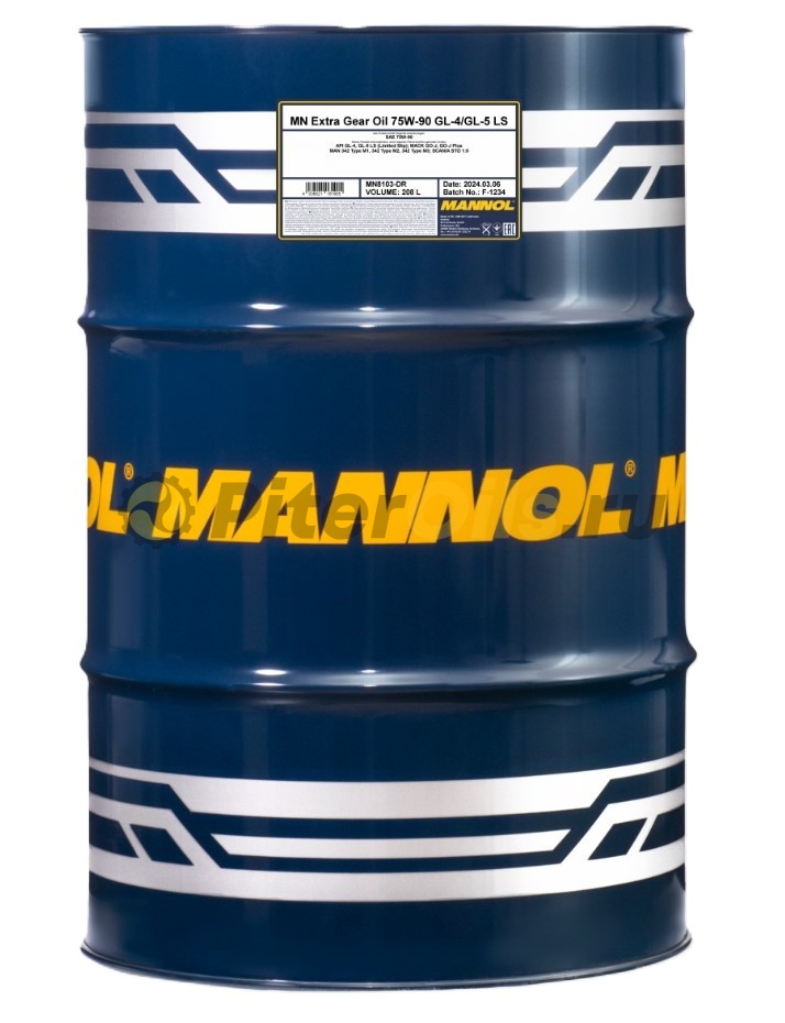 Mannol Extra 75w-90 GL-5 LS (208л)