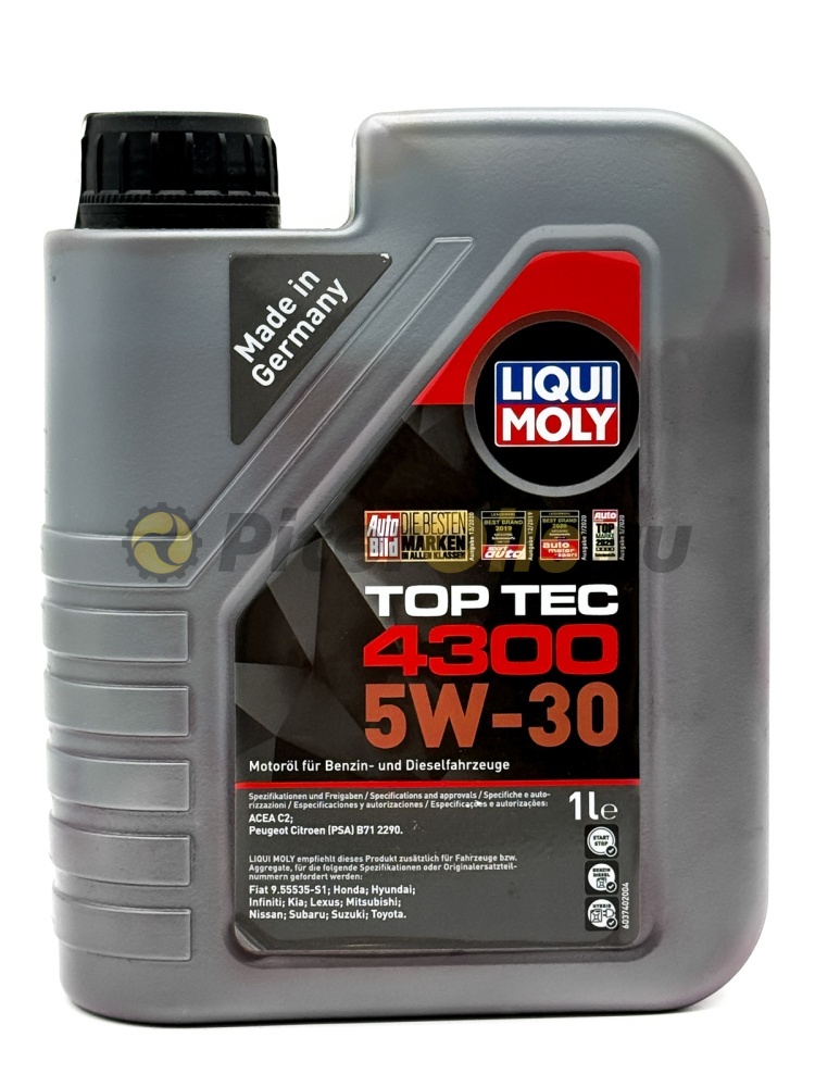 LIQUI MOLY Top Tec 4300 5w30 (1л) 8030