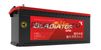 Аккумулятор GLADIATOR EFB 195Ah 1400А пр. пол (- +) 513x223x223