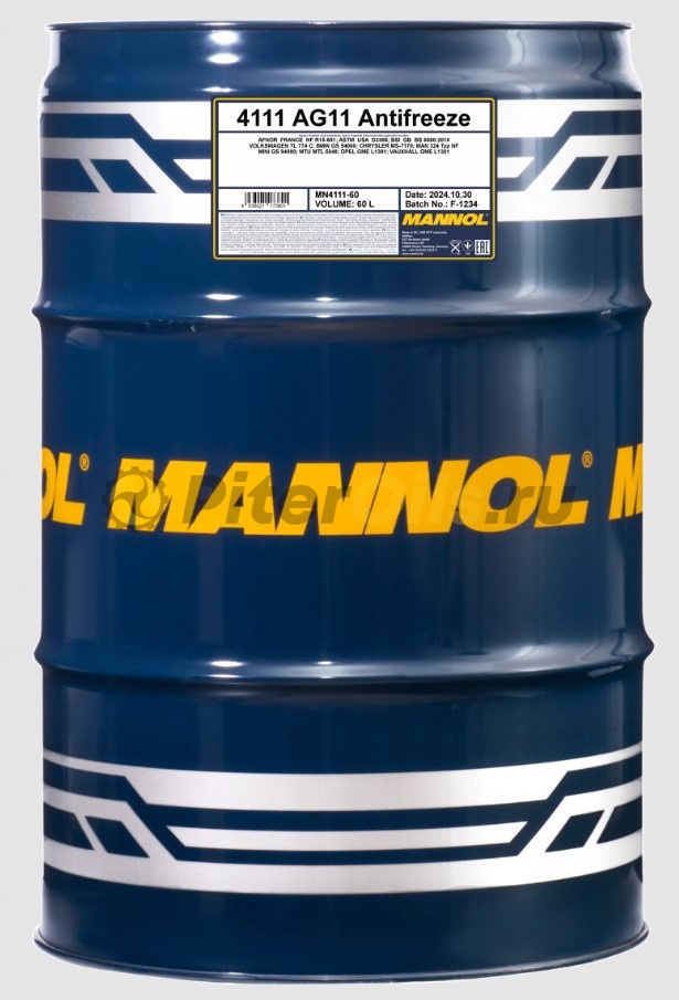 Mannol Antifreeze MN AG11 Longterm (60л) 2043