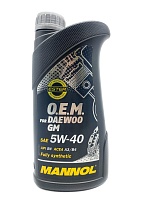 Mannol O.E.M for Daewoo GM 5W-40 (1л) синт. 4055/7711