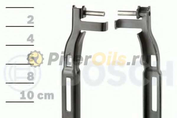 BOSCH Комплект бескаркасных щёток 2шт Aerotwin A523S 650/450 мм 3397007523
