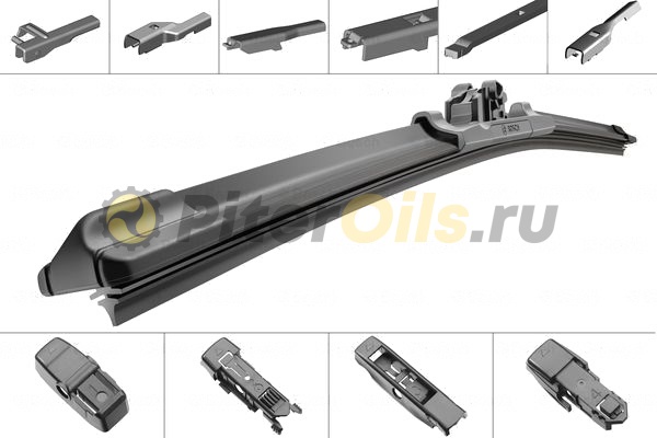 BOSCH Стеклоочиститель б/каркасн Aerotwin Plus AP450U 450 мм 3397006945