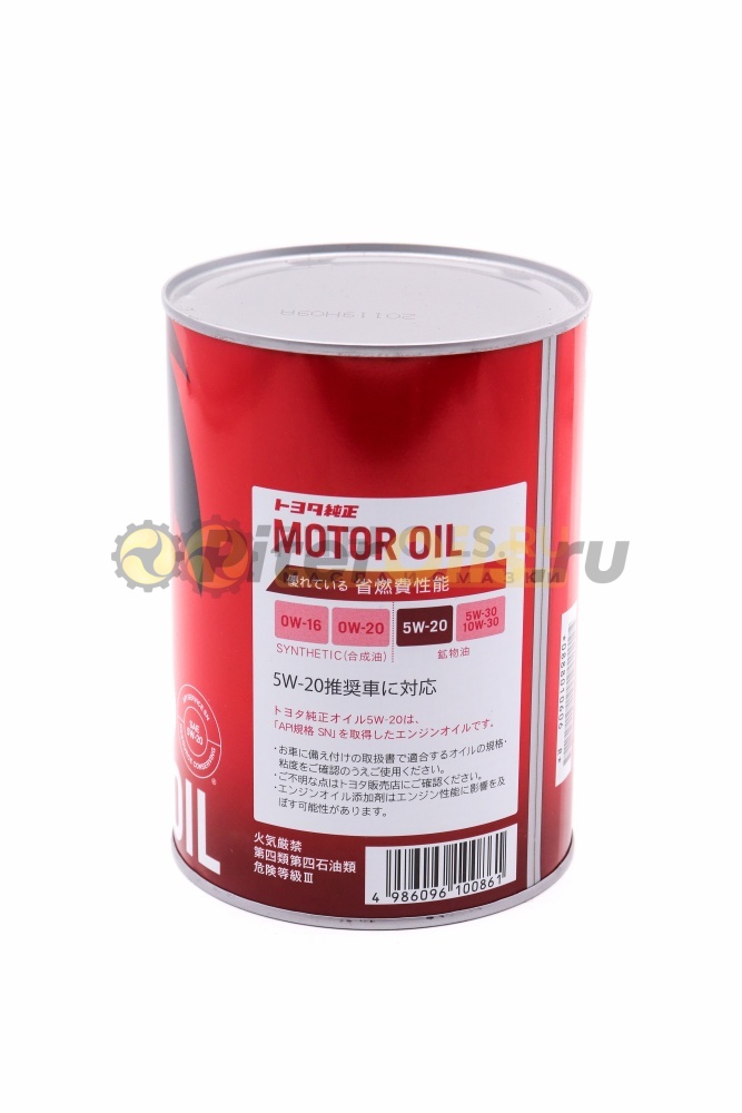 Toyota Motor Oil SN 5w20 ILSAC GF-5 SN (1л) 0888010606