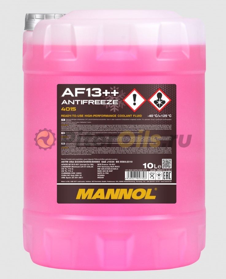 Mannol Antifreeze MN AF13++ -40 (10л) 401510