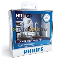 Philips Лампа Crystal Vision H11/W5W 12362CVSM