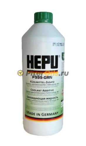 HEPU  Антифриз  Coolant G11 концентрат зеленый 1,5 л P999GRN