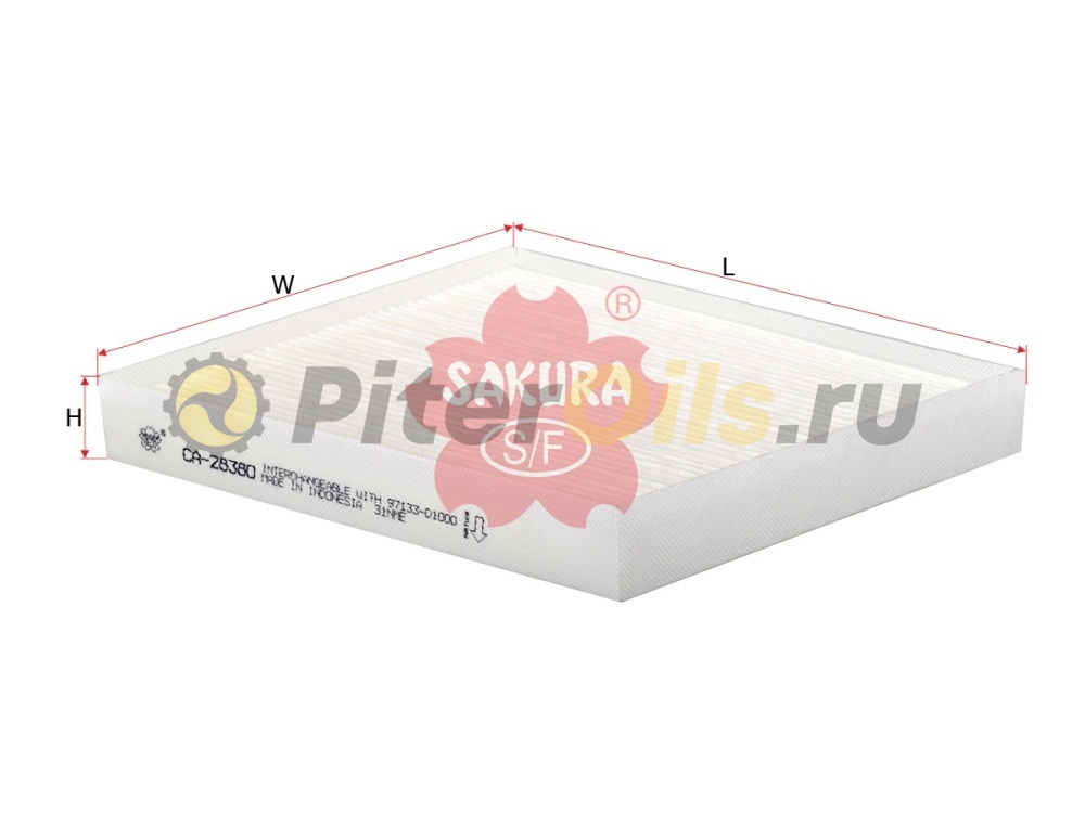 Sakura Фильтр салонный CA28380 (CU23019)