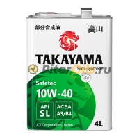 Масло TAKAYAMA Safetec 10W40 A3/B4 SL 4л (металл)