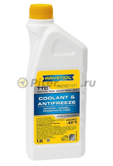Ravenol Антифриз -40 С (1,5л) желтый