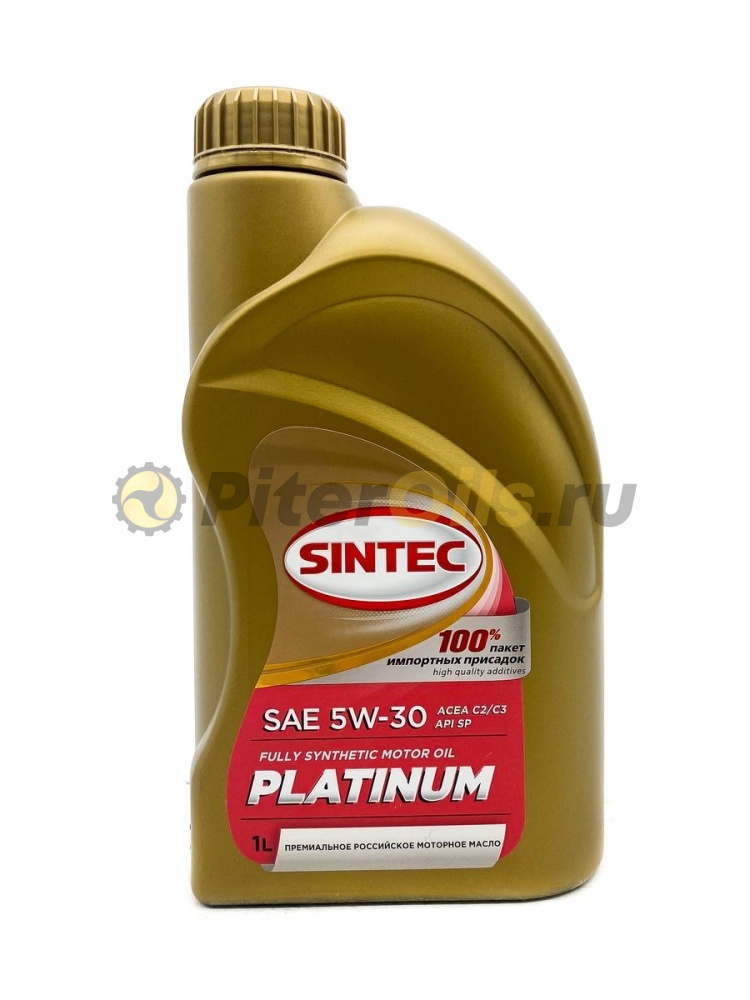 Sintec Platinum 5W30 API SL/CF (1л) 801938