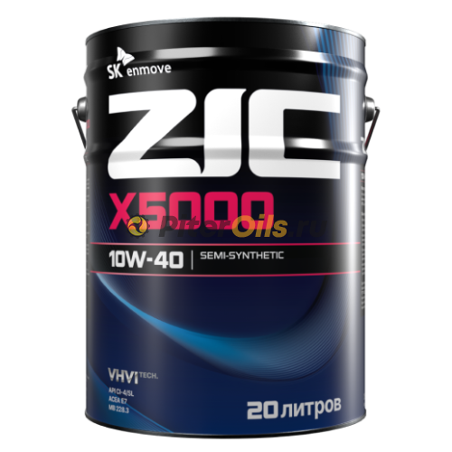 ZIC X5000 10W-40 (20л) 192658