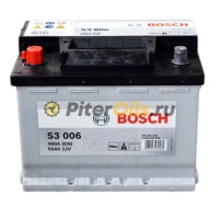 Аккумулятор BOSCH Silver S3 006 56Ah 480A 242x175x190 556 401 048 (+ -)