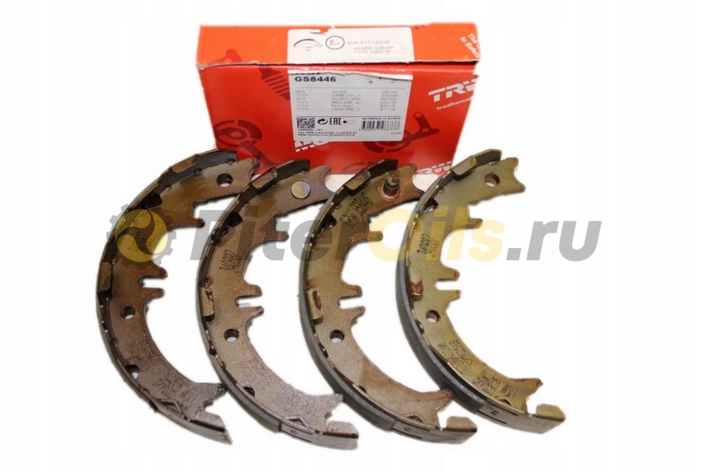Колодки стояночного тормоза TRW GS8446 LEXUS GS 93-05/IS 01-/LS 94-/TOYOTA AVENSIS VERSO 01-/RAV4 II