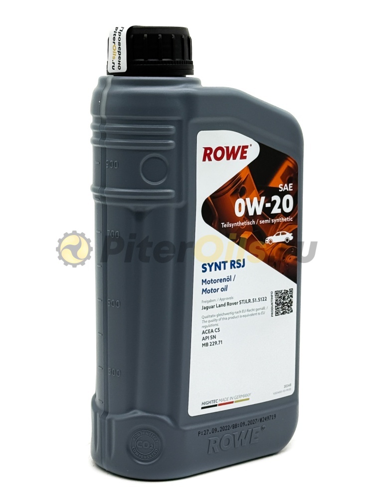 Rowe HIGHTEC SYNT RSJ 0W-20 (1л) 20348001099