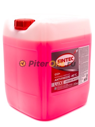 Антифриз Sintec LUXE G12+ красный (20кг) 990470